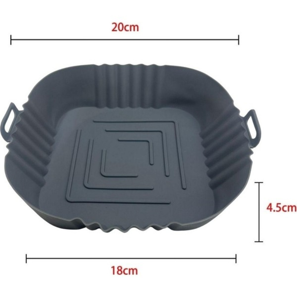 Reis Home Gri Airfryer Silikon Pişirme Kalıbı Hava Fritözü Kalıbı Airfryer x l x x l Kek Kalıpları Fiyatı
