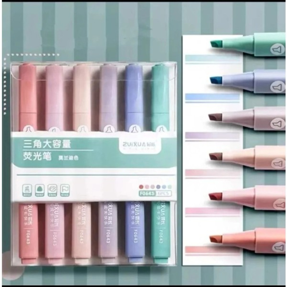 Reis Home Highlighter Pastel Renkler Fosforlu Kalem 6 Lı Fosforlu Kalem Fiyatı