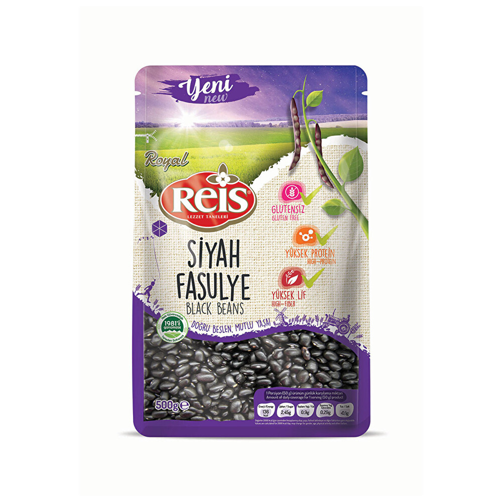 Reis Royal Siyah Fasulye 500 Gr Bakliyat Fiyatı