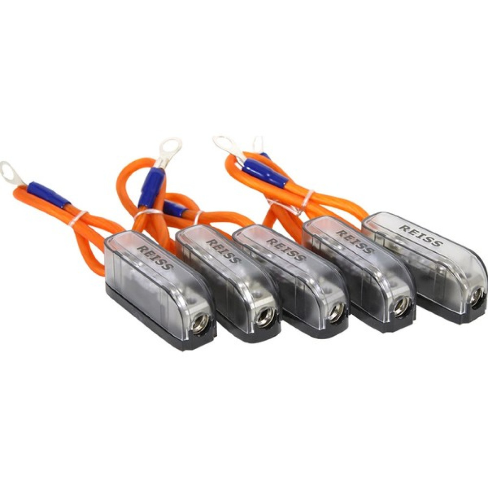 Reiss Audio Oto Anfi Sigorta Yuvası 80A 5li Paket Reıss Audıo RS-PC8GA+AFS80A Oto Görüntü Sistemleri Fiyatı