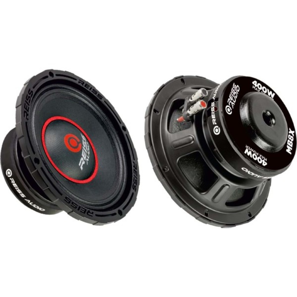 Reiss Audio RS-MB8X 400 Watt Max POWER+200 Watt Rms POWER+20CM Oto Midbass Oto Hoparlörleri & SubWoofer Fiyatı