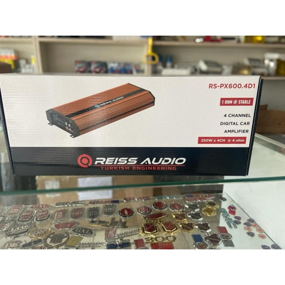 Reıss Audıo RS-PX600.4 D1 2 Ohm 600 Watt x 4 Kanal Dijital Amfi Oto Hoparlörleri & SubWoofer Fiyatı