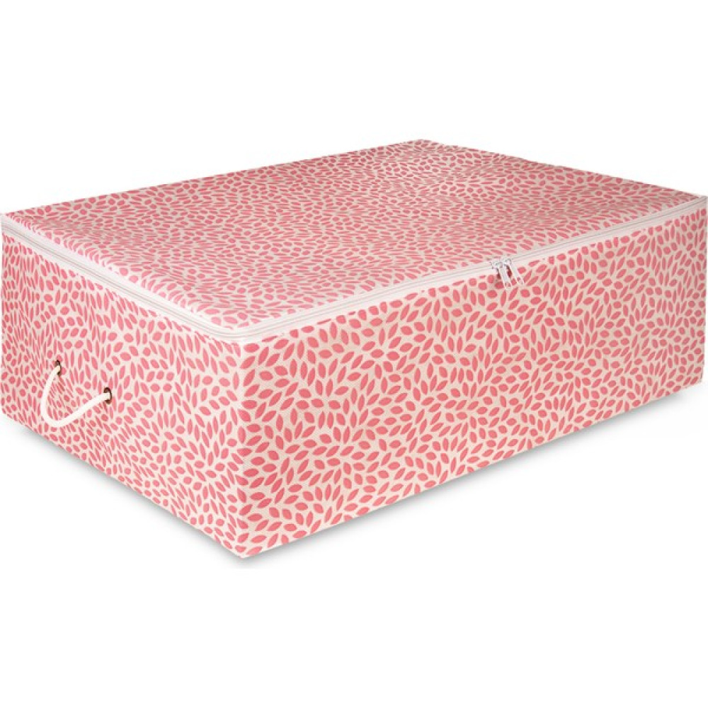Rek Home Büyük Boy Baza Altı Yaprak Baskılı Hurç 62 x 46 x 22 cm. - Pudra Hurç Fiyatı