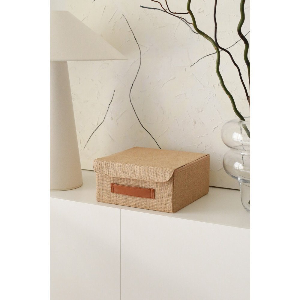 Rek Home Jüt Kapaklı Dolap Çekmece Içi Takı Makyaj Çamaşır Katlanır Saklama Kutusu Organizer Eşya Saklama Kutusu Fiyatı