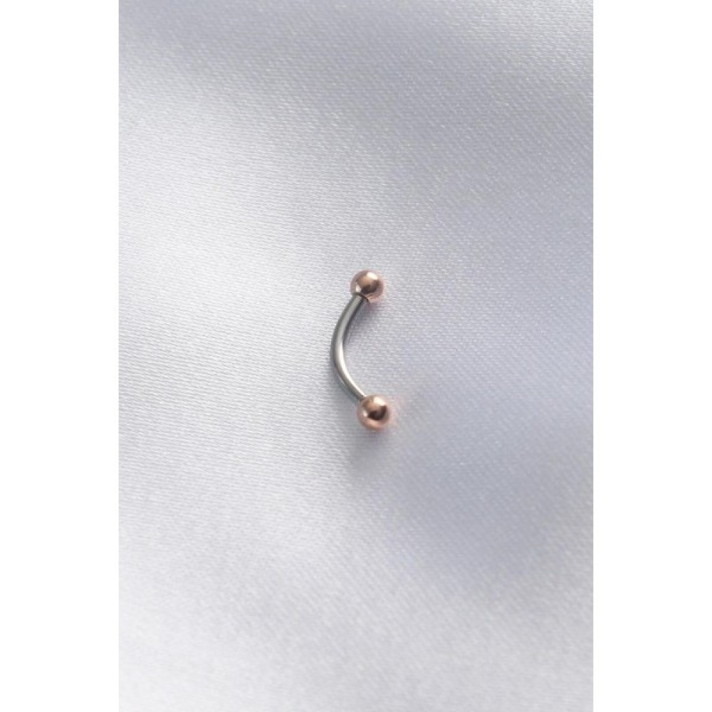 Reka Moda Piercing, Cerrahi Çelikten Imal Edilmiş, Gümüş Renkli, Banana Model, Rose Minimal Uçlu, Piercing Altın & Gümüş Piercing Fiyatı