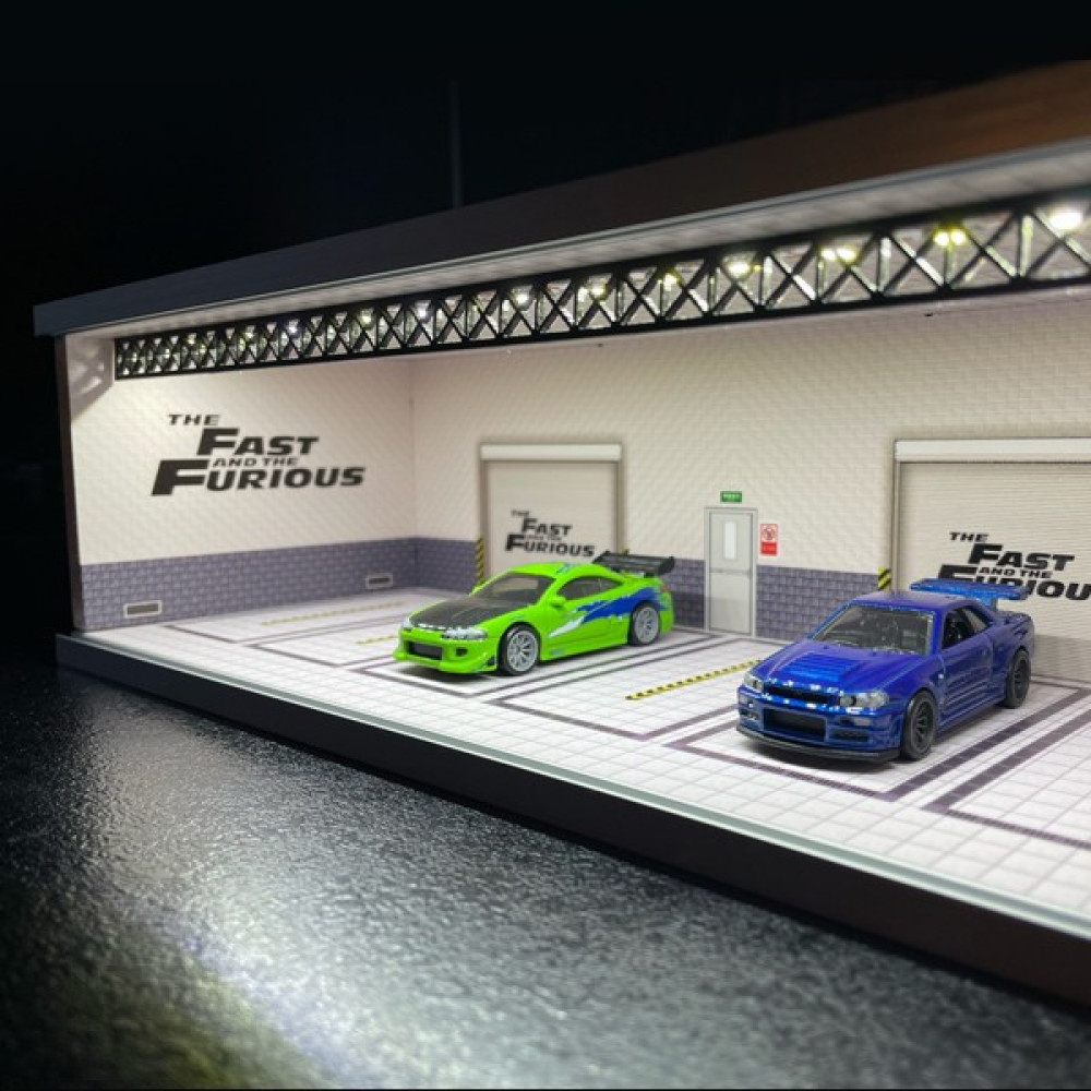 Reklambalaj 1:64ölçek Araçlar Için LED Işıklı Araç Sergileme Diorama Maket Fiyatı