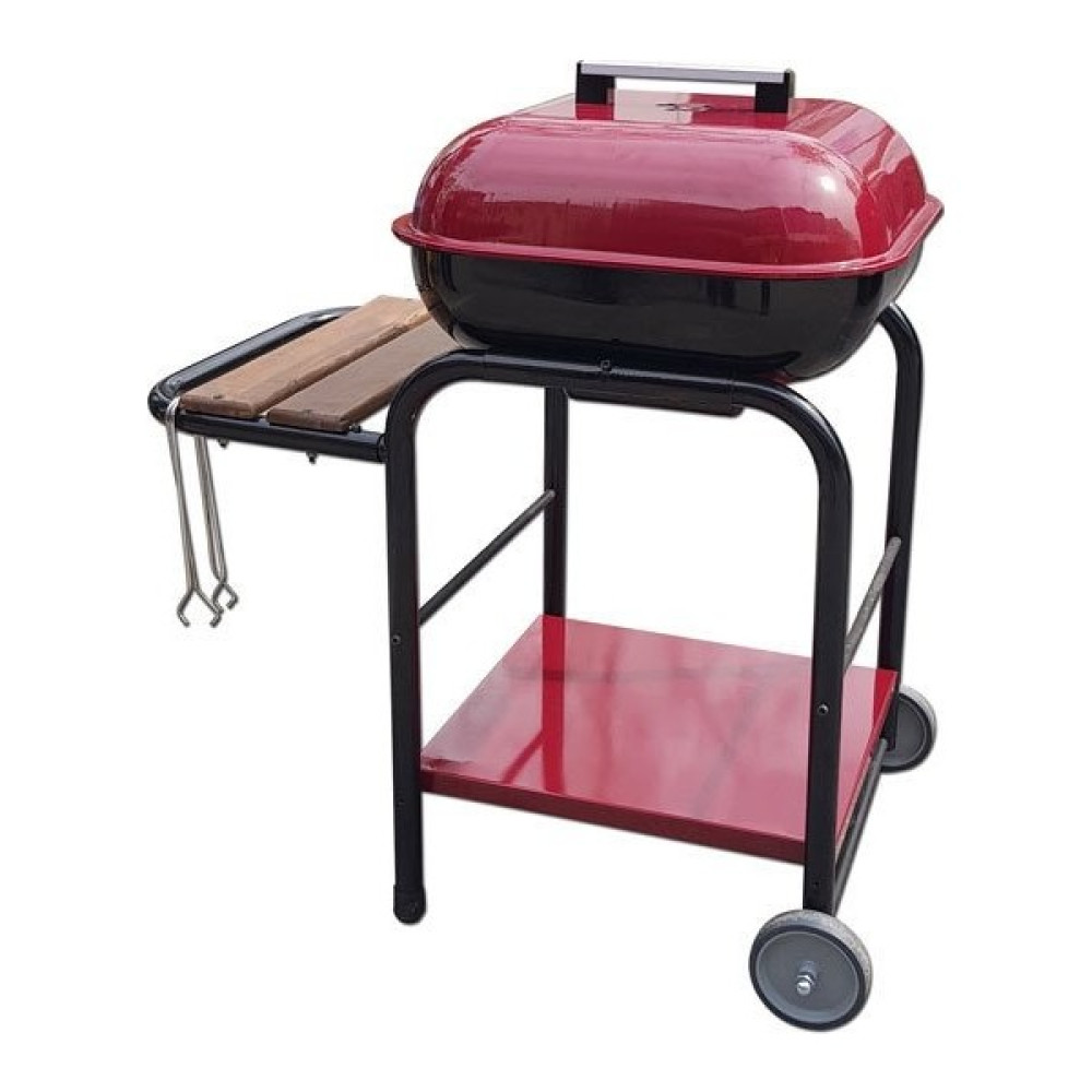 Rekor Emaye Kapaklı Tekerlekli Mangal Bahçe Mangalı Barbekü Bahçe Mangalı & Barbekü Fiyatı
