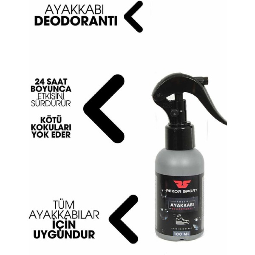 Rekor Sport Ayakkabı Deodorant 100 ml Unisex Ayakkabı Bakım Ürünleri RS798081-1 Kadın Ayakkabıları Fiyatı