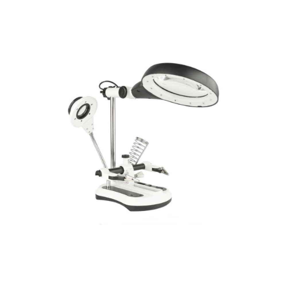 Rekotools Rekotools-2.5x Tamir Büyüteç Mg 16130-108C Masa Seti Gözlük Büyüteç 2 Ayrılabilir LED Işıklı Büyüteç Loup Okuma Büyüteç Fiyatı
