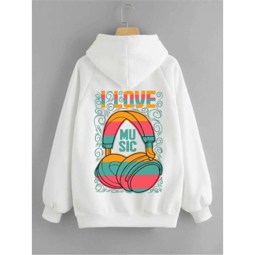 Relax Family Xf Erkek Baskılı Sweatshirt Music Baskılı Beyaz Erkek Sweatshirt Fiyatı
