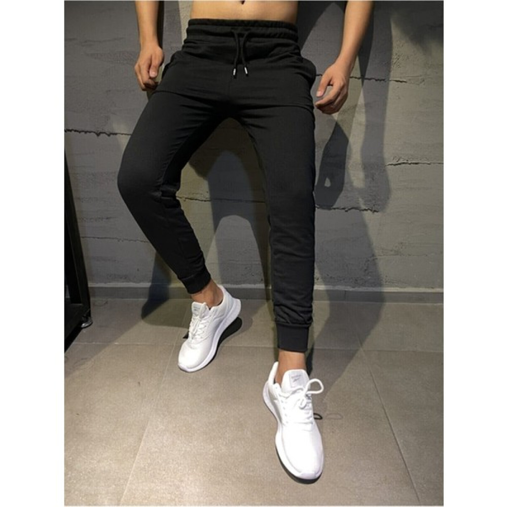 Relax Family Xf Erkek Yazlık Slim Fit Dar Kesim Siyah Jogger Eşorfman Altı Erkek Eşofman Fiyatı