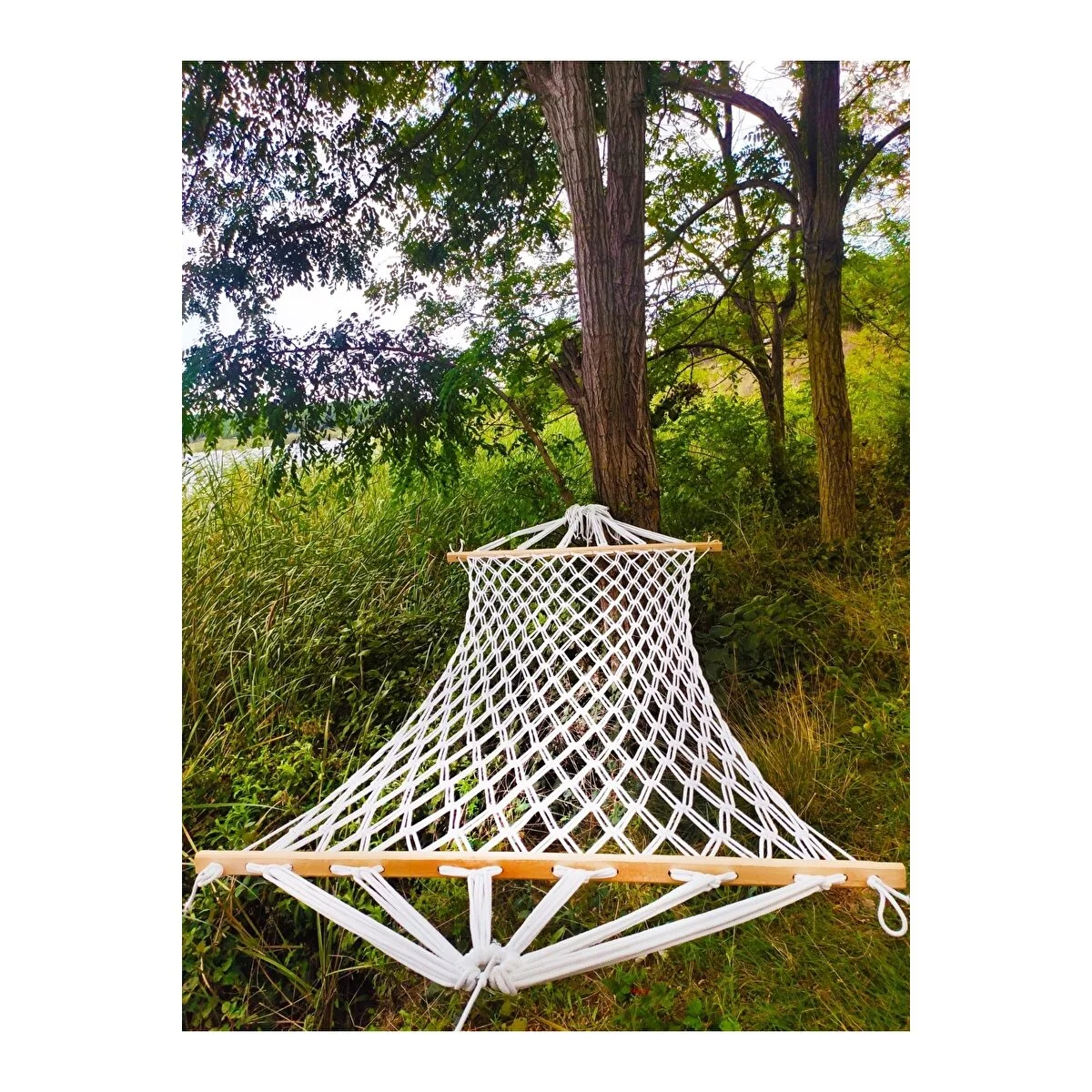 Relax İpek Hamak Relax Ipek Hamak -çift Kişilik Çift Örgü Pamuk Hamak El Örgüsü Sık Örgülü Bahçe Piknik Kamp Salıncak Diğer Fiyatı