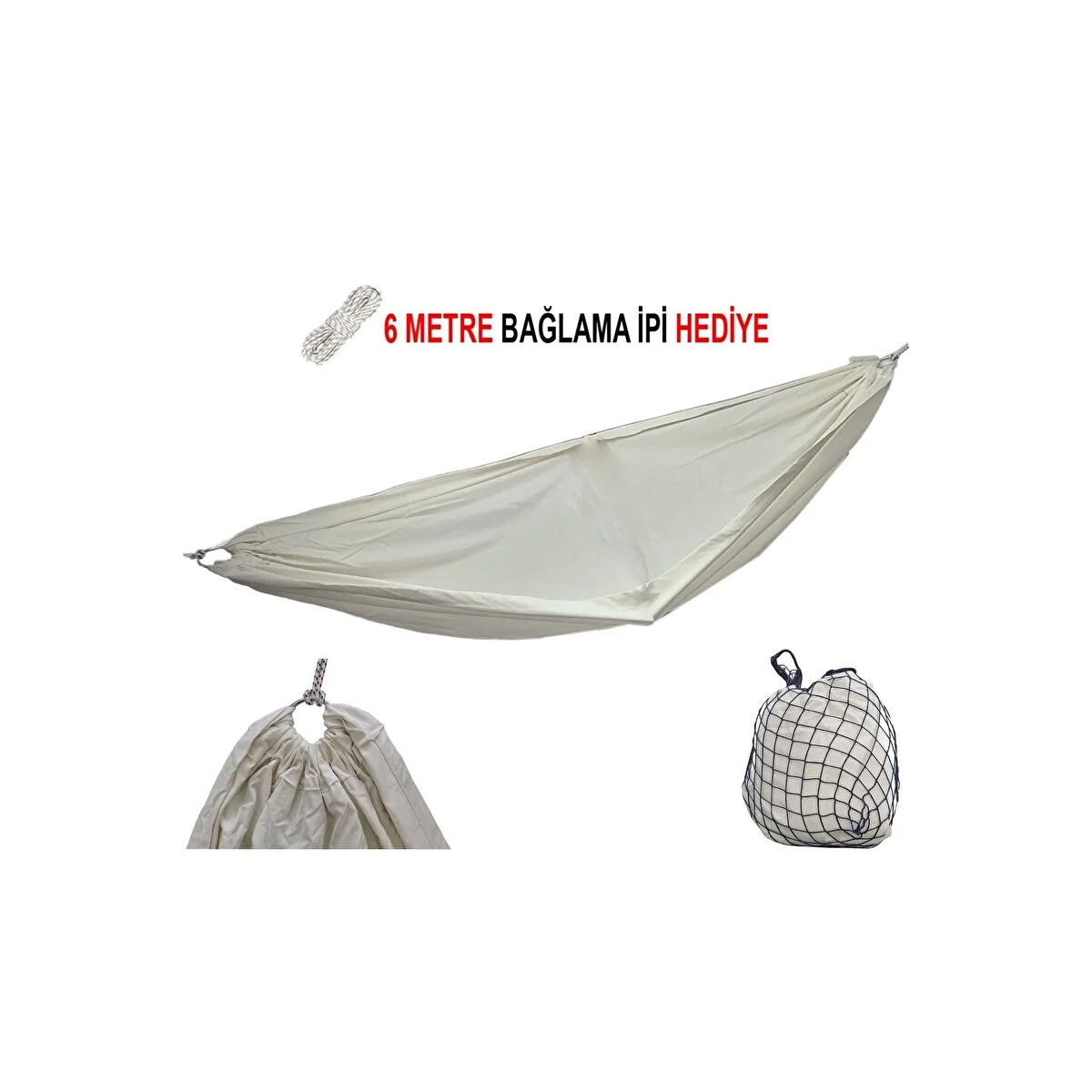 Relax İpek Hamak Relax İpek Hamak- Kamp Hamak Beyaz Gabardin Kumaş Diğer Fiyatı