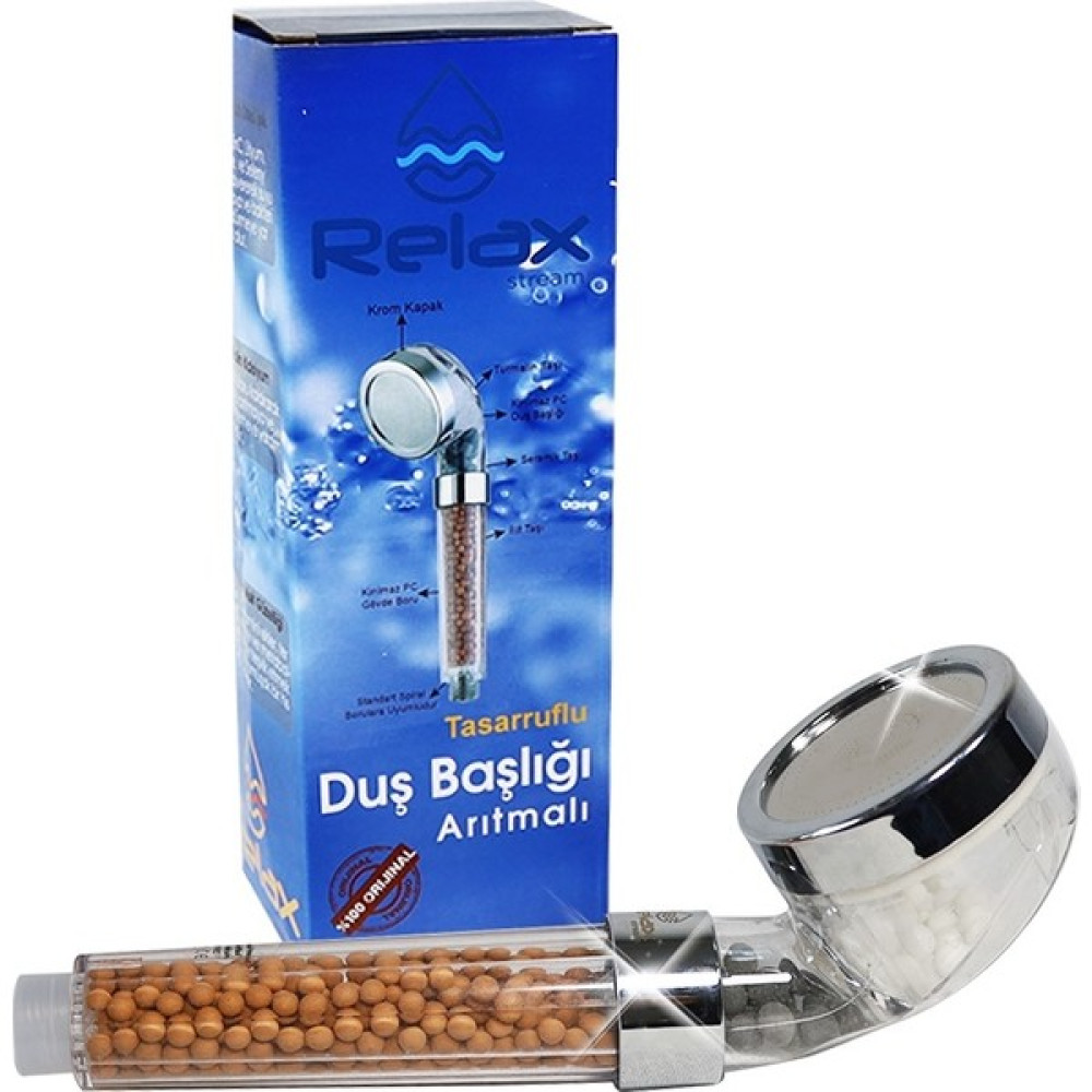 Relax Stream %50 Su Tasarruflu Duş Başlığı Kokulu ve Arıtmalı Banyo Duş Başlığı Bataryalar Fiyatı