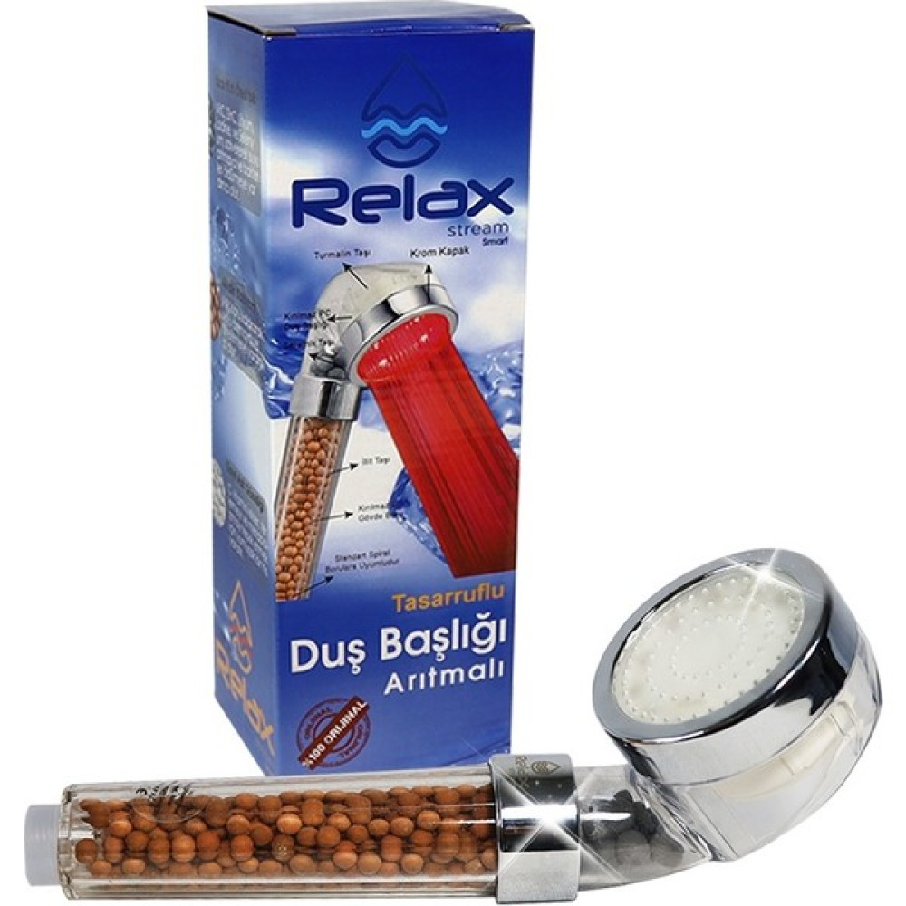 Relax Stream LED Işıklı %50 Su Tasarruflu Duş Başlığı Kokulu ve Arıtmalı Duş Başlığı Bataryalar Fiyatı