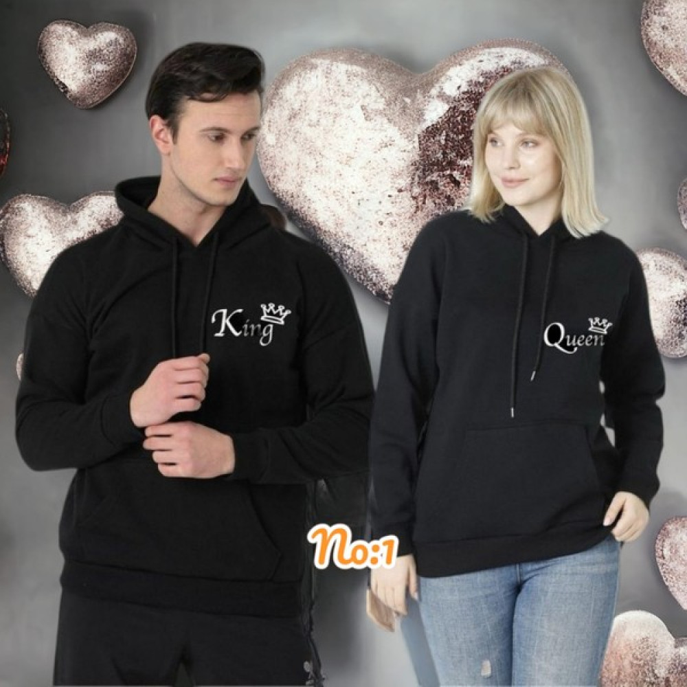 Relax Time Sevgili Kombini Kapişonlu,kanguru Cepli,dijital Baskılı Sweatshirt Bayan Sweatshirt Fiyatı