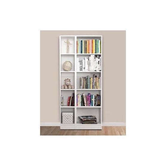Remaks 10 Raflı Beyaz Kitaplık
