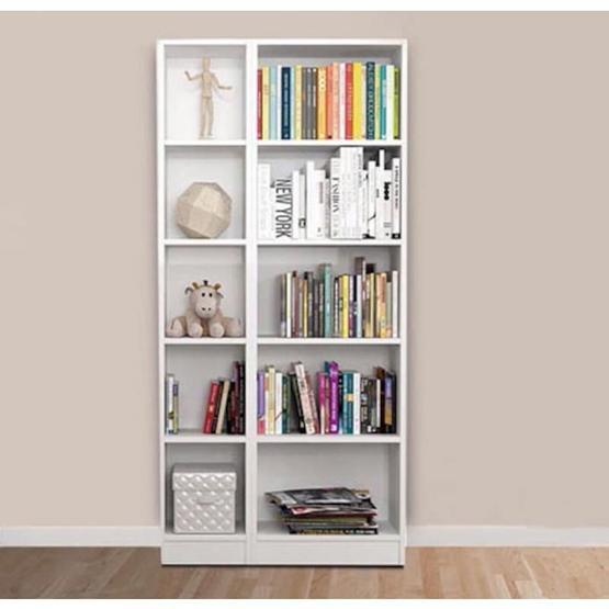 Remaks 10 Raflı Beyaz Kitaplık