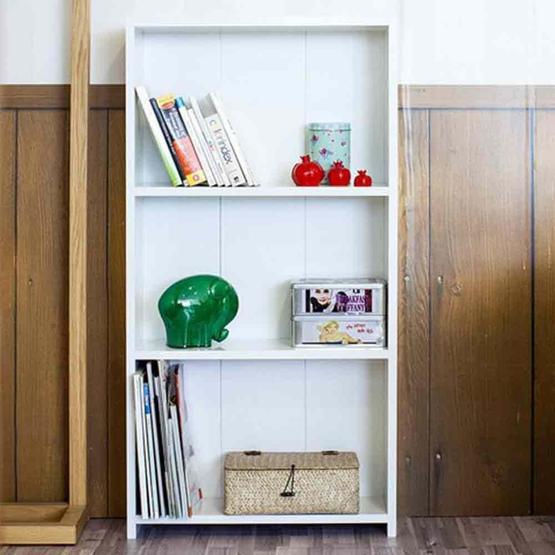 Remaks 3 Raflı Beyaz Kitaplık Kitaplık Fiyatı