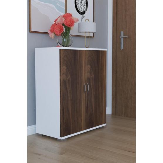 Remaks Ceviz 2 Kapaklı 4 Raflı Ayakkabılık Ayakkabılık Fiyatı