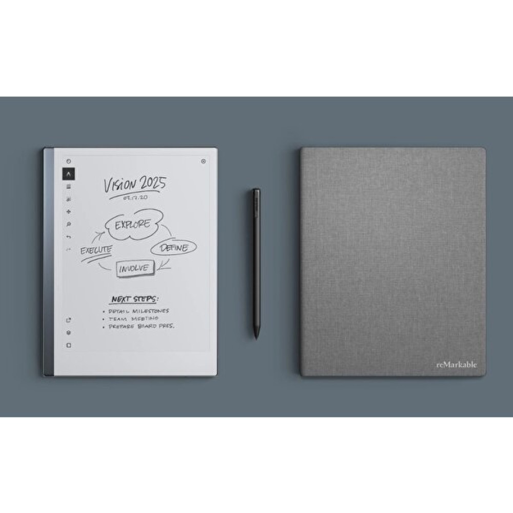 Remarkable 2 Digital Paper Tablet + Marker Plus + Kapaklı Gri Kılıf Kitaplar Fiyatı