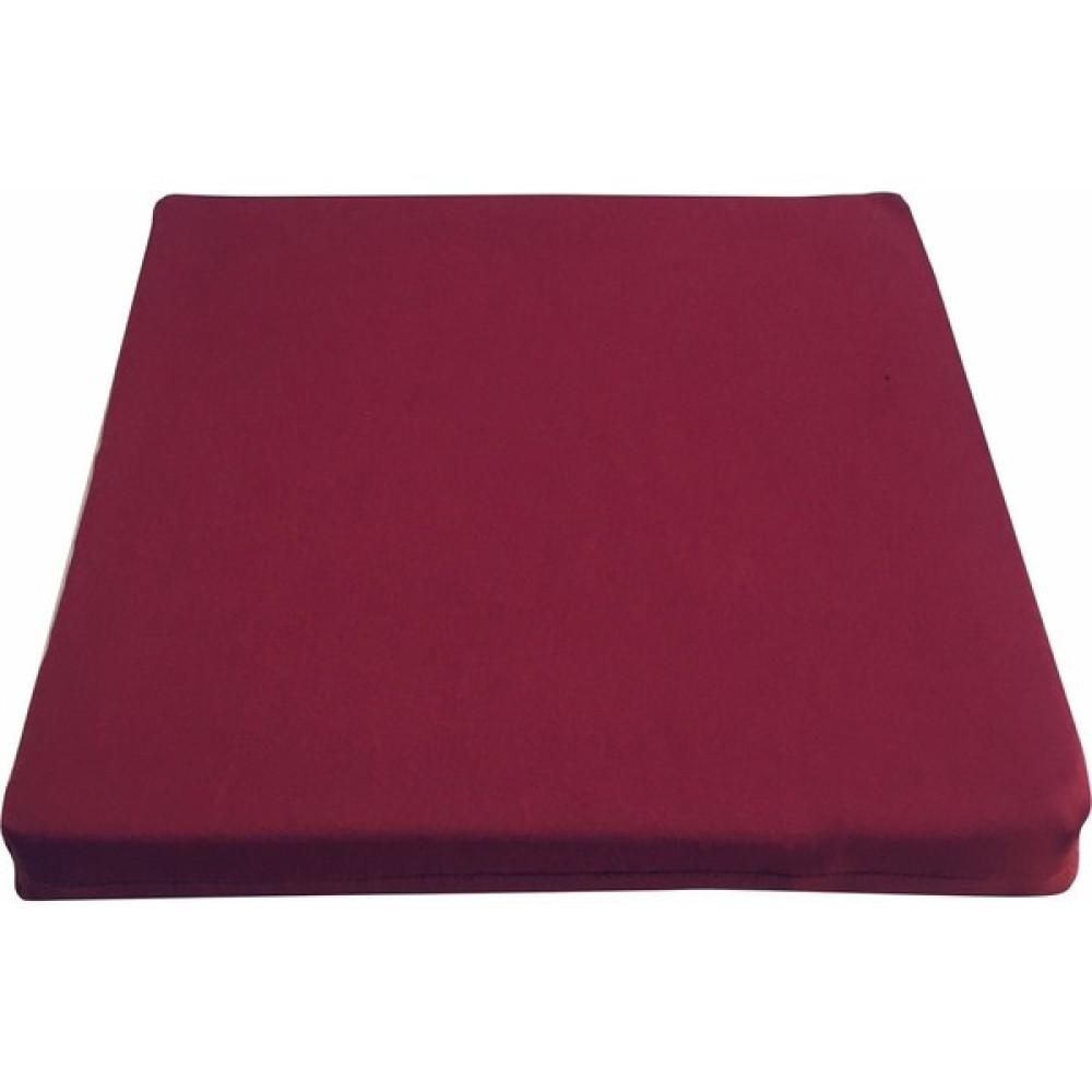 Remege Kare Minderi - Sandalye Minderi - Kreş Anaokulu Oyun Minderi - Bahçe Dekor Minderi 40X40X5 cm - Bordo Puf Fiyatı