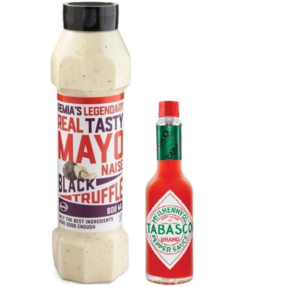 Remia trüflü Mayonez 800 ml + Tabasco Acı Sos 60 ml - 860 ml Sos Fiyatı
