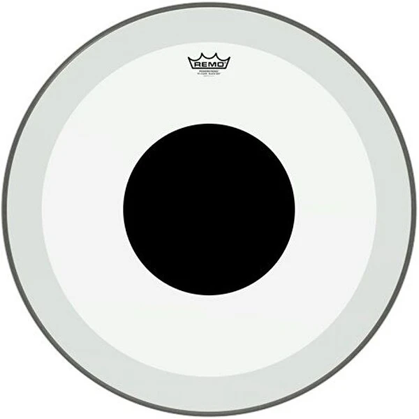Remo P3-1324-10 Powerstroke P3 Şeffaf Top Black Dot 24" Bas Davul Derisi Müzik Aleti Aksesuarları Fiyatı