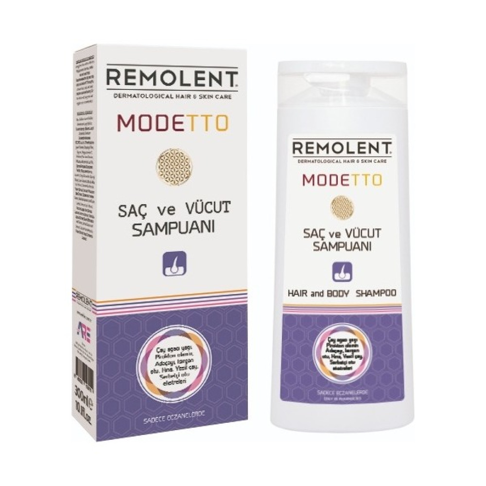 Remolent Modetto Saç ve Vücut Şampuanı 300 ml Şampuan ve Saç Kremi Fiyatı