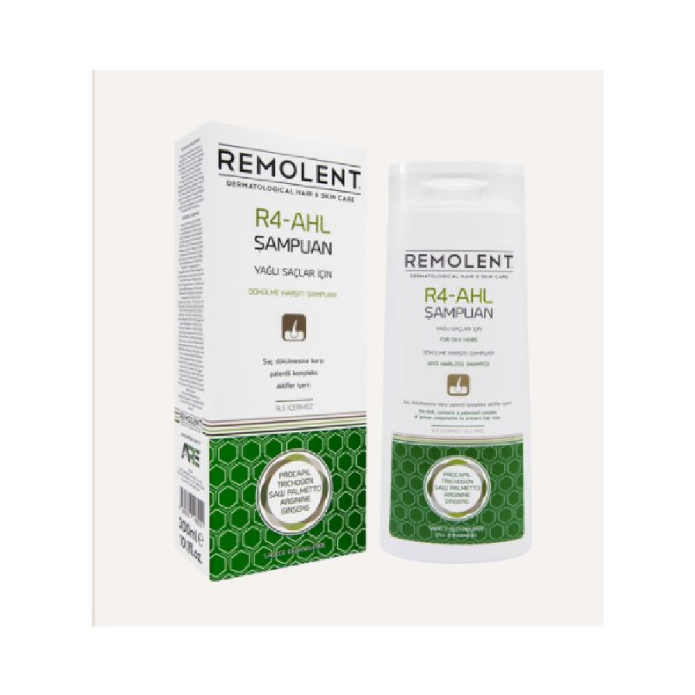 Remolent - R4-Ahl Yağlı Saçlar Için Dökülme Karşıtı Şampuan 300 ml Şampuan ve Saç Kremi Fiyatı