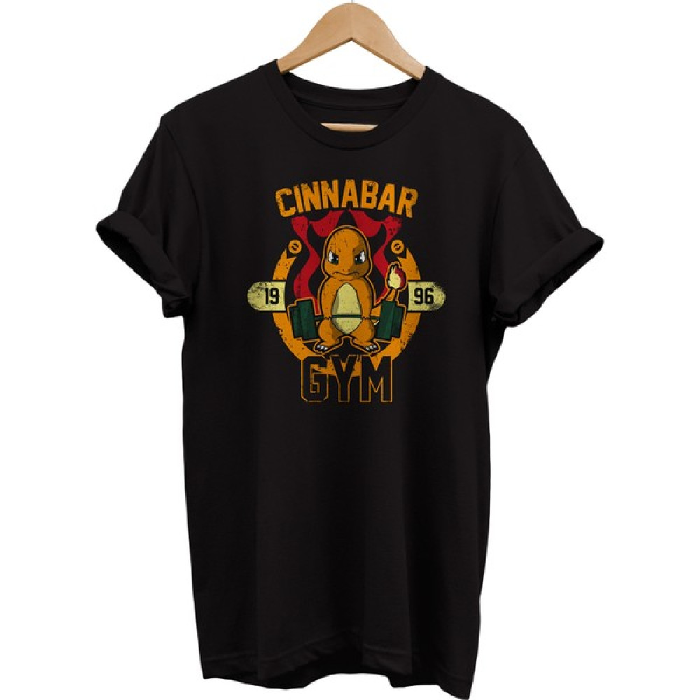 Remonz Pokemon Charmender Gym Baskılı &100 Pamuk Oversize T-Shirt Büyük Beden Tişört Erkek T-shirt Fiyatı
