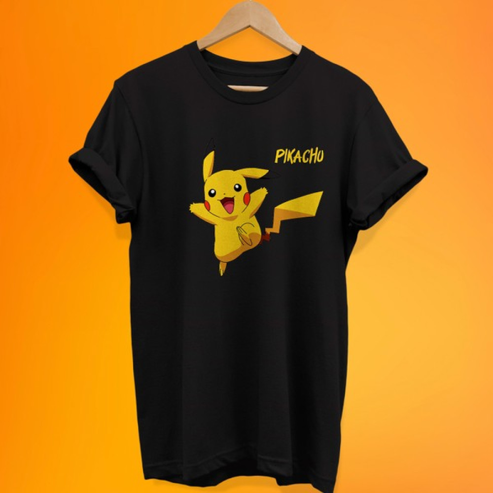 Remonz Pokemon Pikachu Baskılı %100 Pamuk Oversize T-Shirt Büyük Beden Tişört Erkek T-shirt Fiyatı
