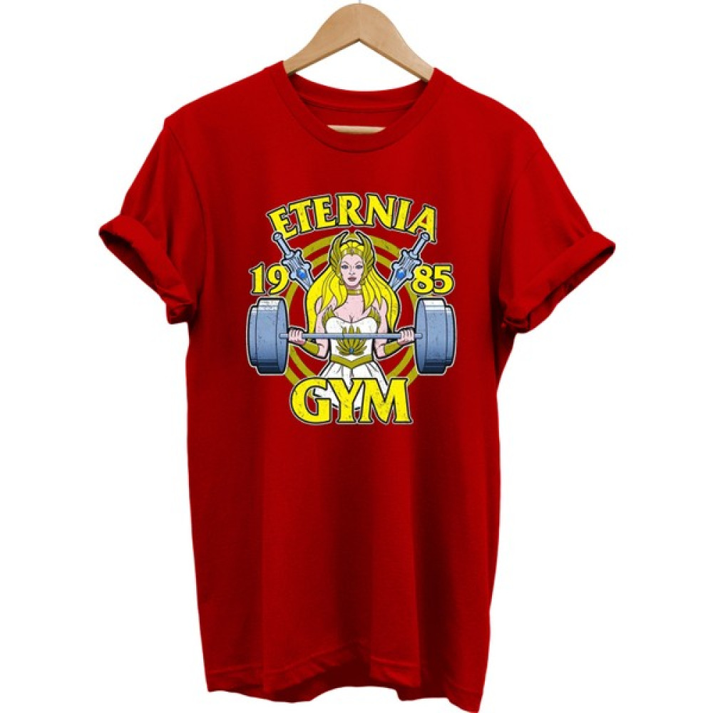 Remonz She-Ra Gym Baskılı Pamuk Oversize T-Shirt Büyük Beden Tişört Bayan T-shirt Fiyatı