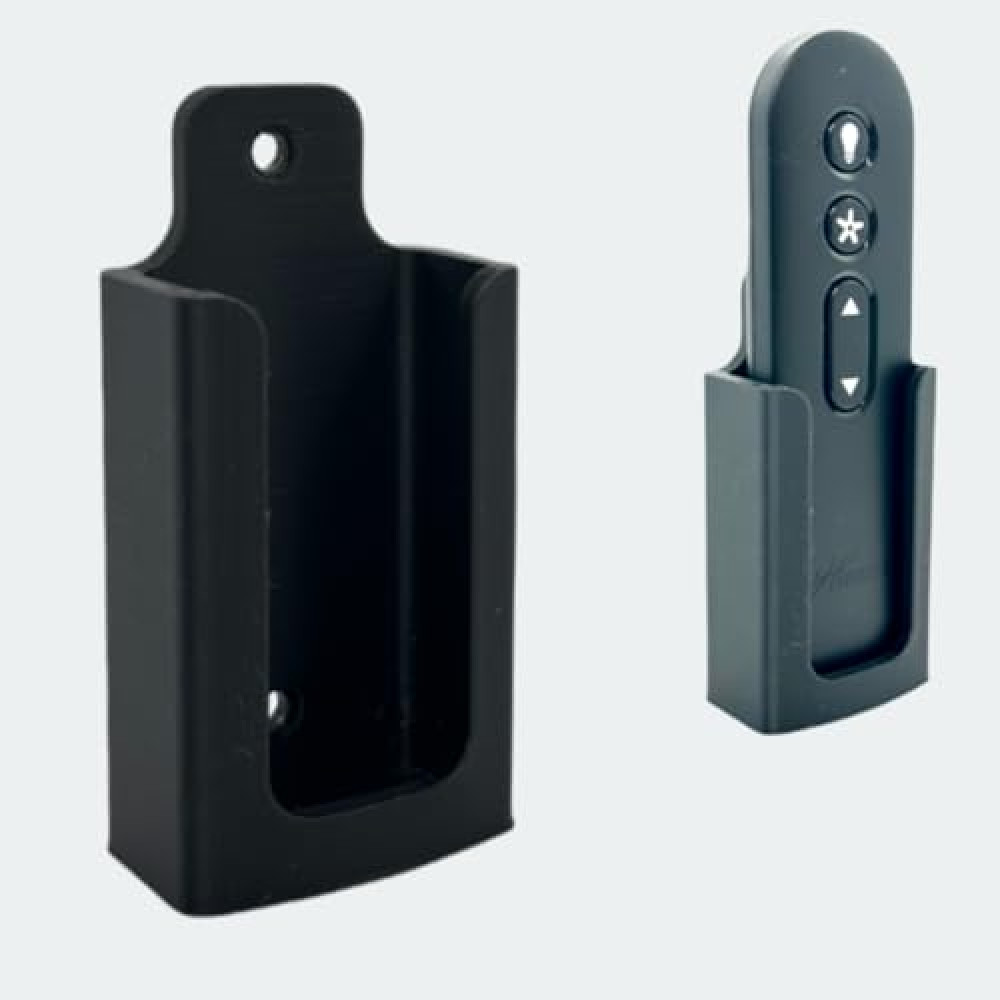 Remote Holder Wall Mount for Hunter K5579 & K5580 Ceiling Fan Remotes (Black)