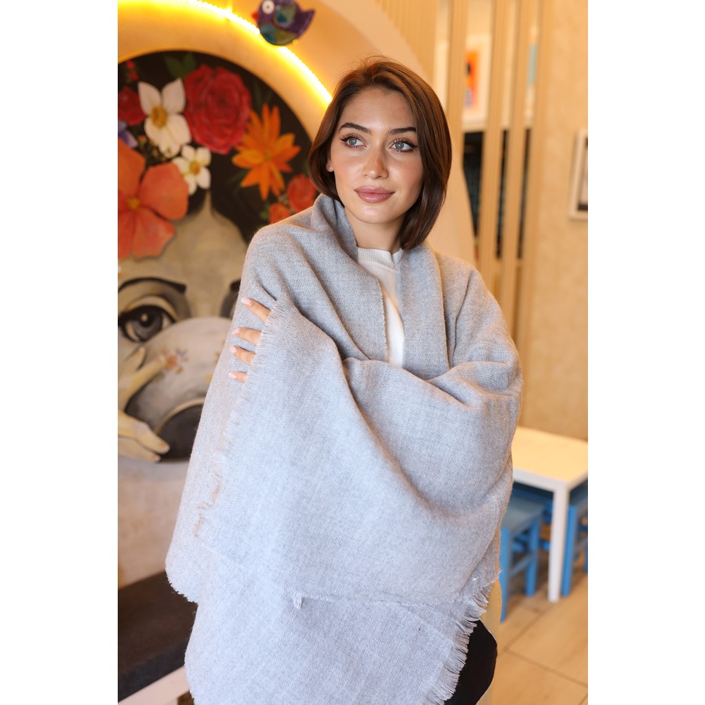 Remsa Mayo Yumuşak Dokulu Kalın Düz Atkı Omuz Şalı 70X180 cm 1206 Gri Diğer Fiyatı