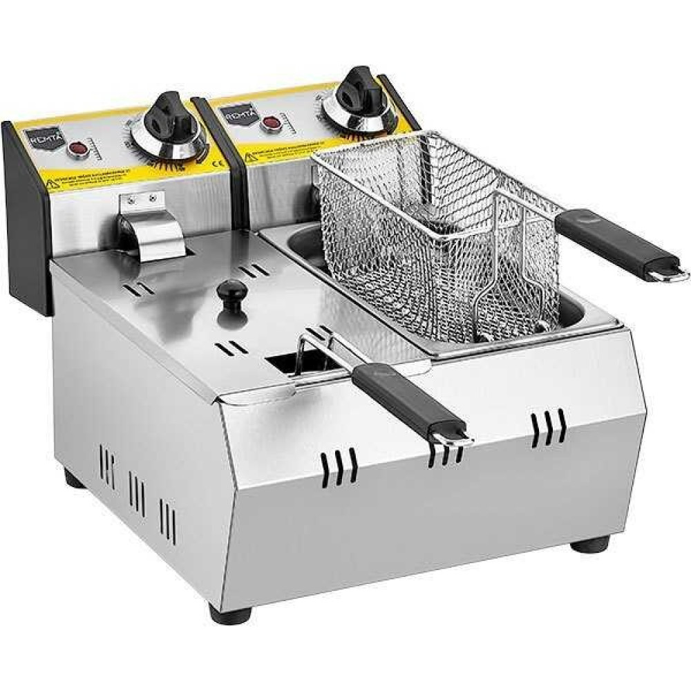 Remta Elektrikli Fritöz 3+3 Litre - Gri Fritözler Fiyatı