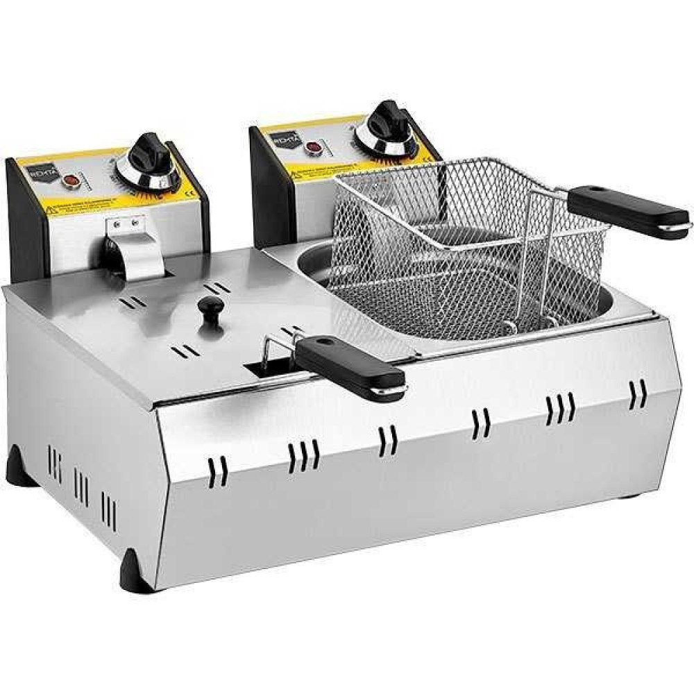 Remta Elektrikli Fritöz 5+5 Litre - Gri Fritözler Fiyatı
