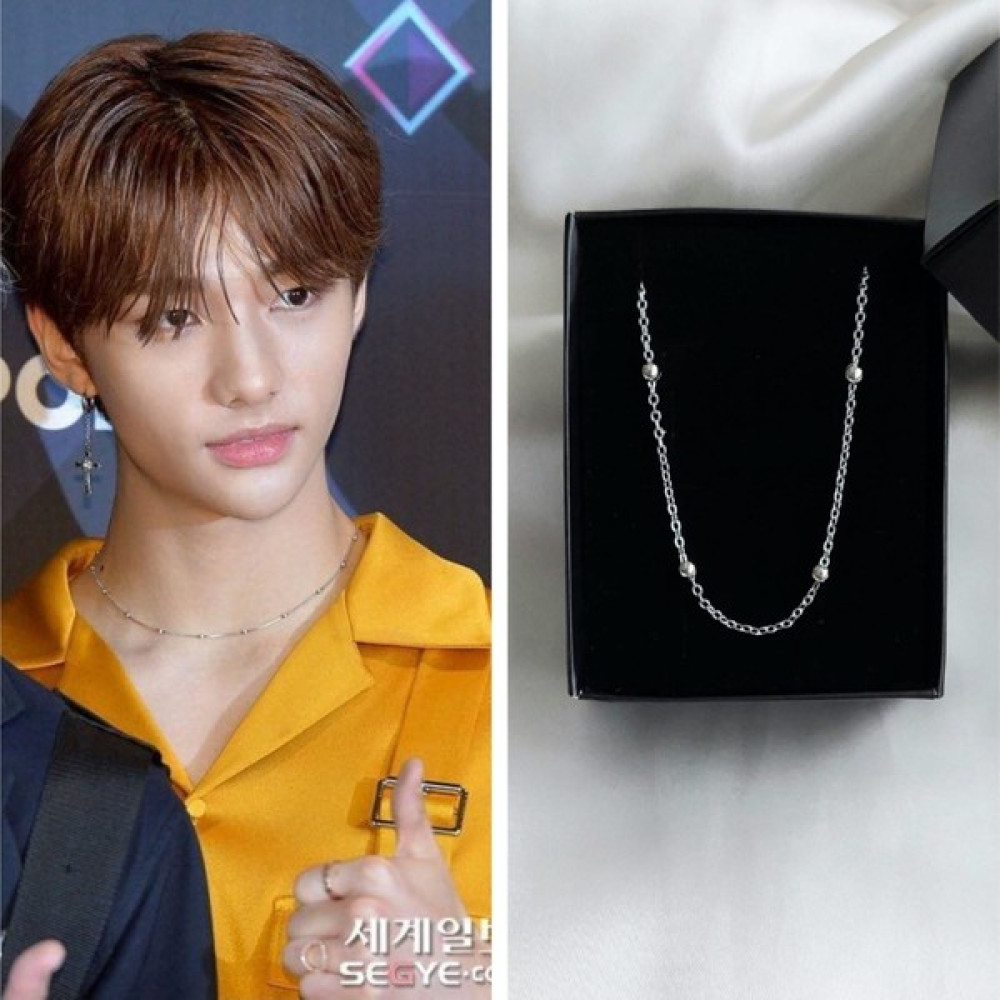 REN Kpop Stray kids Hyunjin Kolye - Gümüş Bijuteri Kolye Fiyatı