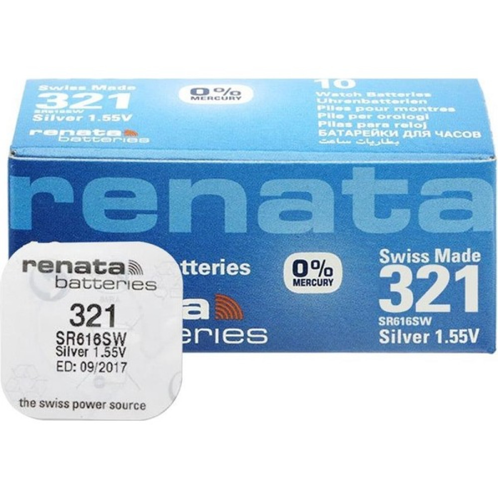 Renata 321 SR616SW 1,55V Saat Pili - Tekli Şarj Cihazları & Kitler Fiyatı