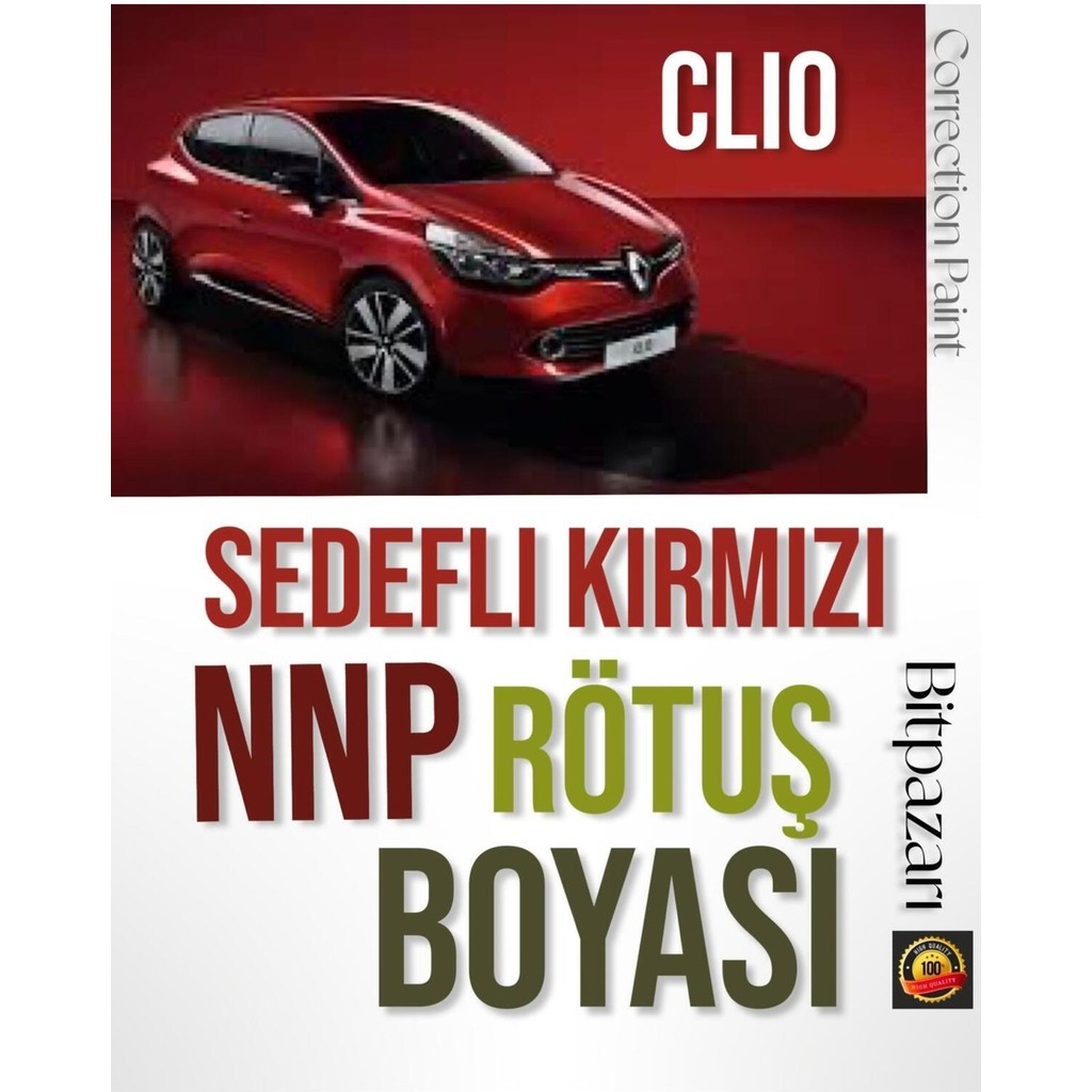 Renault Clio Nnp Sedefli Alev Kırmızı - Profesyonel Rötuş Boyası - 20 20ML Çift Şişe Diğer Fiyatı