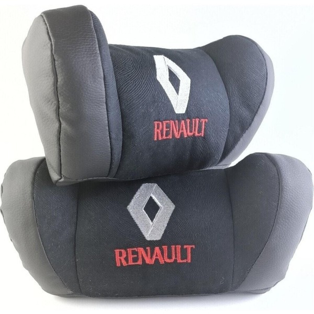 Renault Logolu Lüx Oto Boyun Yastığı (2 Adet) Siyah Oto Boyaları Fiyatı