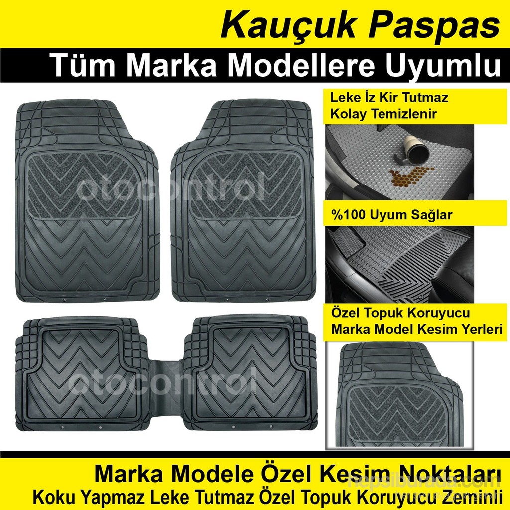 Renault Megan 2 Hb 2006 Model Kauçuk Paspas 41014 Araca Özel Paspaslar Fiyatı