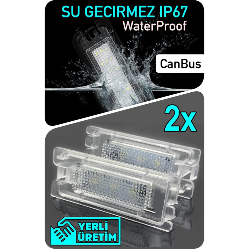 Renault Modus / Grand Modus Canbus LED Plaka Aydınlatma Ledi Lambası LED Edıtıon Ledli Lambalar Fiyatı