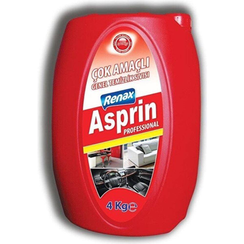 Renax Asprin Çok Amaçlı Genel Temizlik Sıvısı 4 kg Çamaşır Deterjanı Fiyatı