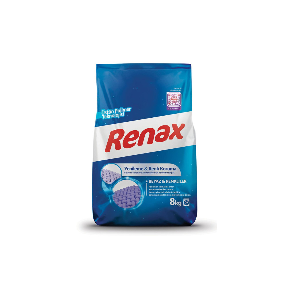 RENAX Beyaz Ve Renkliler Için Matik Deterjan 8 Kg Çamaşır Deterjanı Fiyatı