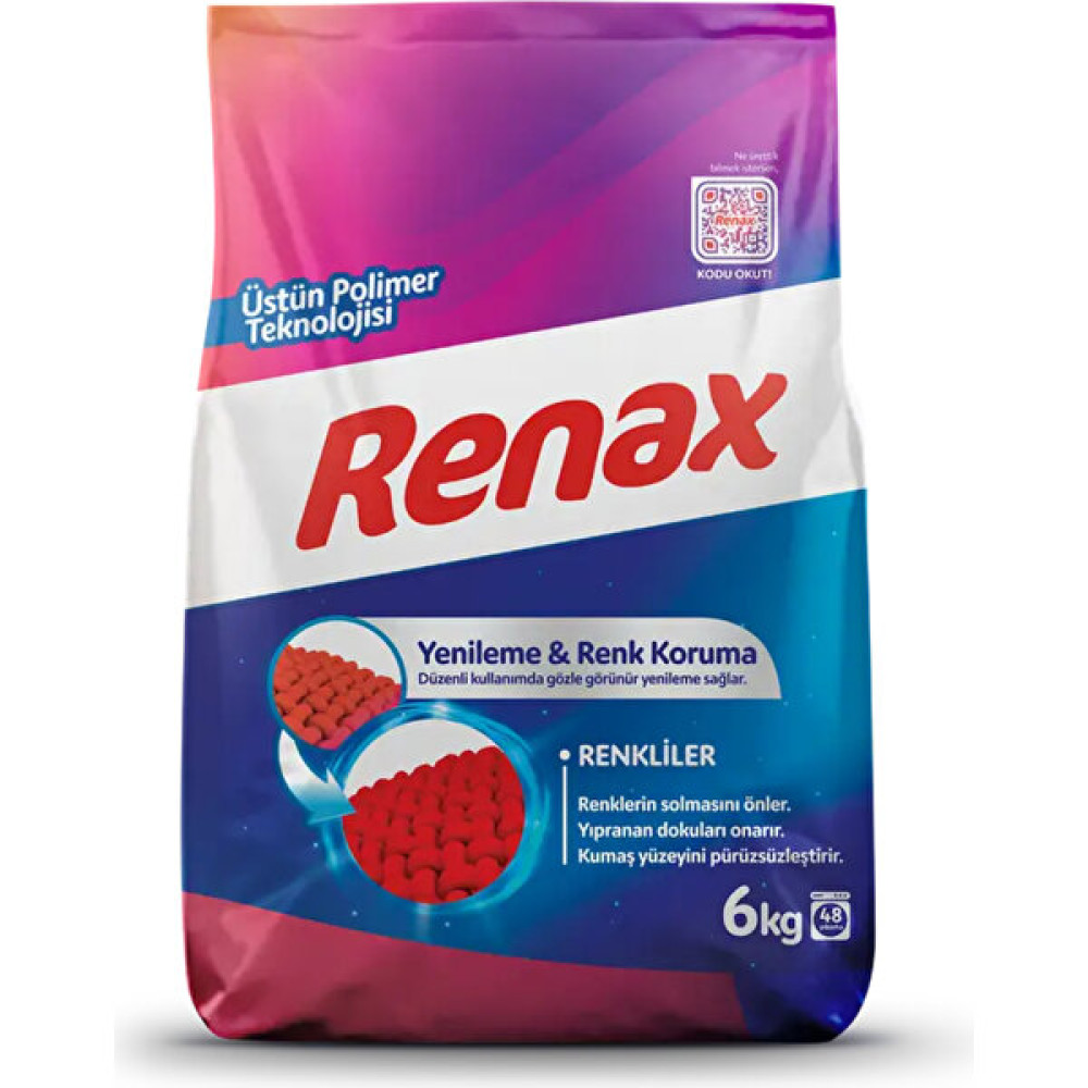 Renax Çamaşır Makinesi Deterjanı Renkliler 6kg - 6 kg Çamaşır Deterjanı Fiyatı
