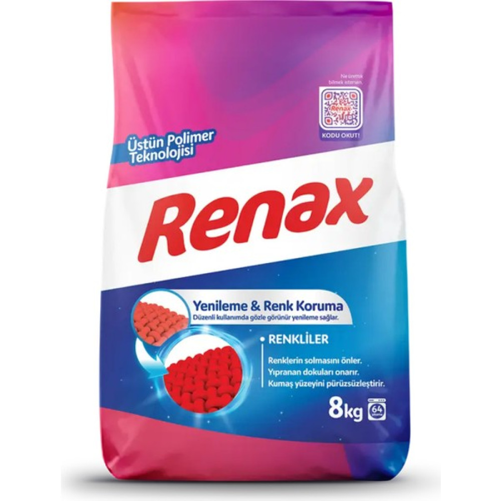 Renax Matik Renkliler Toz Çamaşır Deterjanı 8 Kg Çamaşır Deterjanı Fiyatı