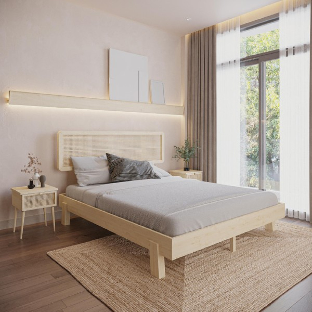 Renazzo Mobilya Hazeran Lilyum Model Çam Renk Vernikli Ahşap Karyola - Vernik - 90 x 190 cm Karyola Fiyatı