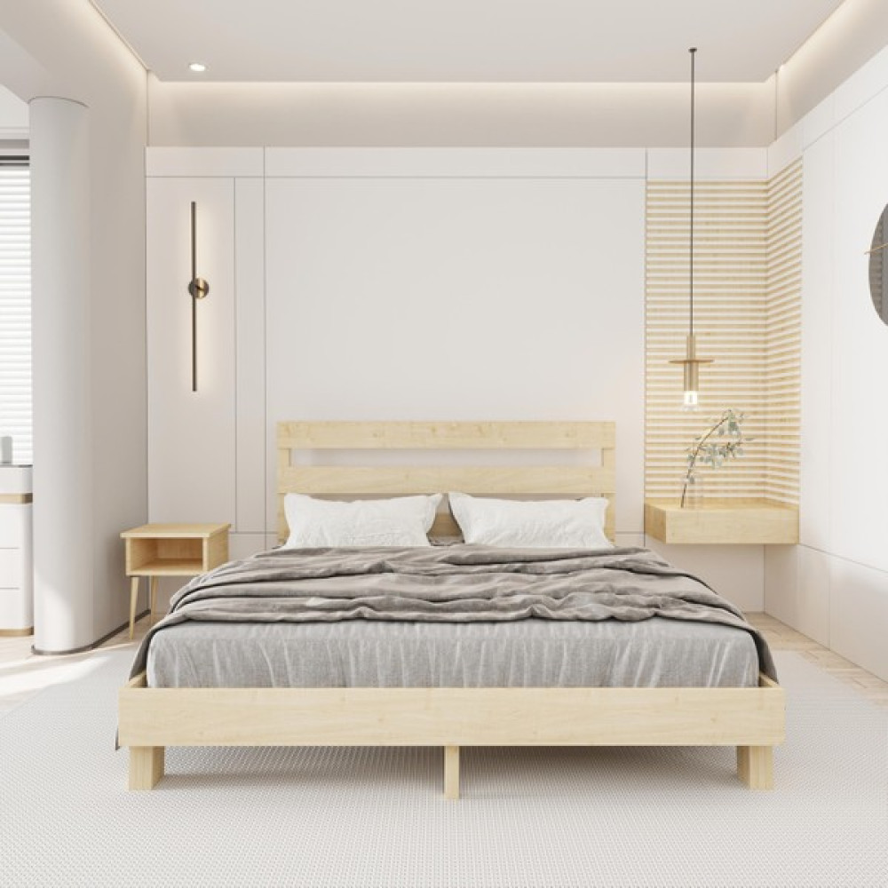 Renazzo Mobilya Natura New Model Vernikli Çam Ahşap Karyola - Vernik - 90 x 190 cm Karyola Fiyatı