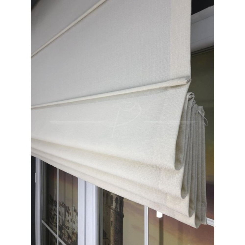 Rendecioğlu Tekstil Keten Fon Katlamalı Perde Natural Keten - Krem - 80 x 270 cm Fon Perde Fiyatı